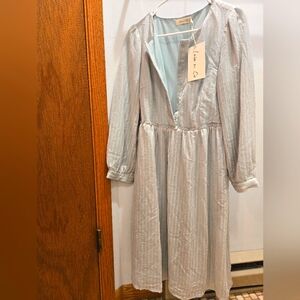 Sea green/ mint midi dress